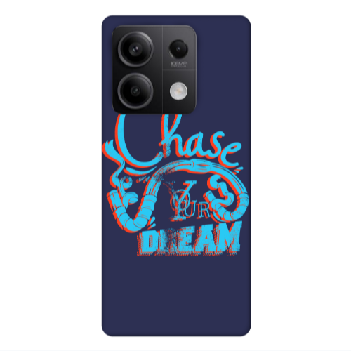 Xiaomi Redmi Note 13Pro 5G Chase Your Dream Dark blue Colored Silicone TPU Θήκη