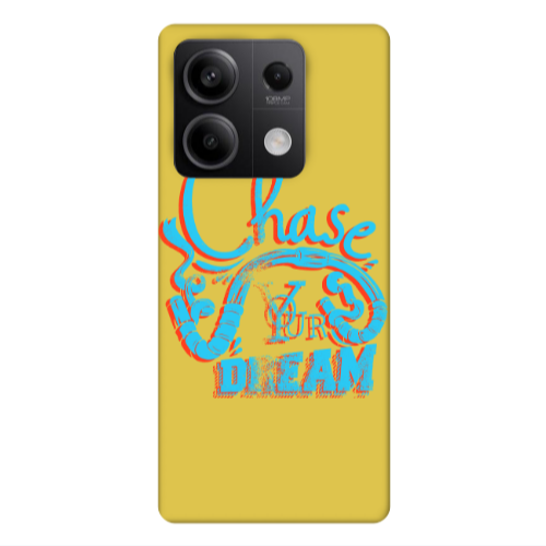 Xiaomi Redmi Note 13Pro 5G Chase Your Dream Yellow Colored Silicone TPU Θήκη