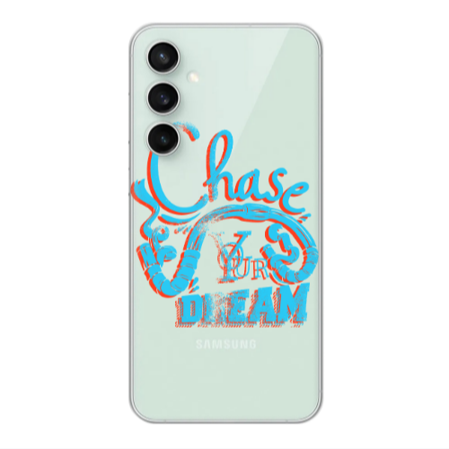 Samsung S24 FE Chase Your Dream Transparent Silicone TPU Θήκη