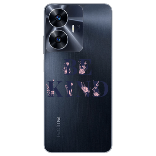 Realme Note 50 Be Kind Transparent Silicone TPU Θήκη