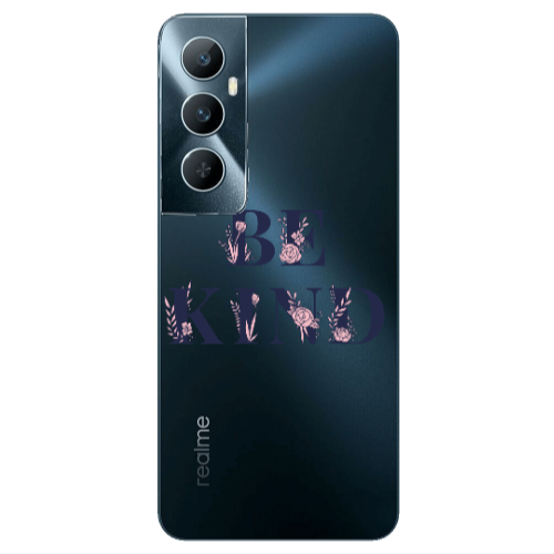 Realme C65 Be Kind Transparent Silicone TPU Θήκη