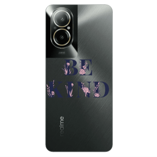 Realme C67 Be Kind Transparent Silicone TPU Θήκη