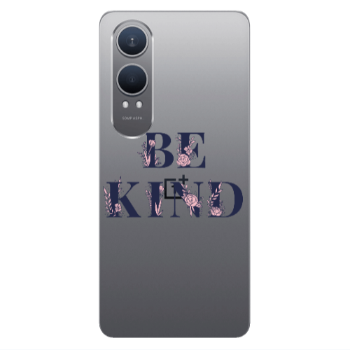 Oneplus Nord Ce 4 lite Be Kind Transparent Silicone TPU Θήκη