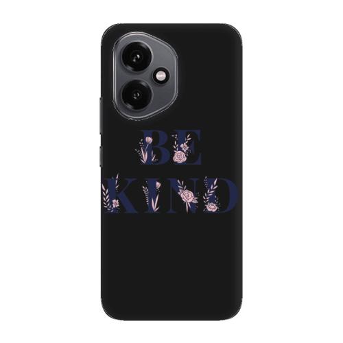 Honor Magic 400 Be Kind Black Colored Silicone TPU Θήκη