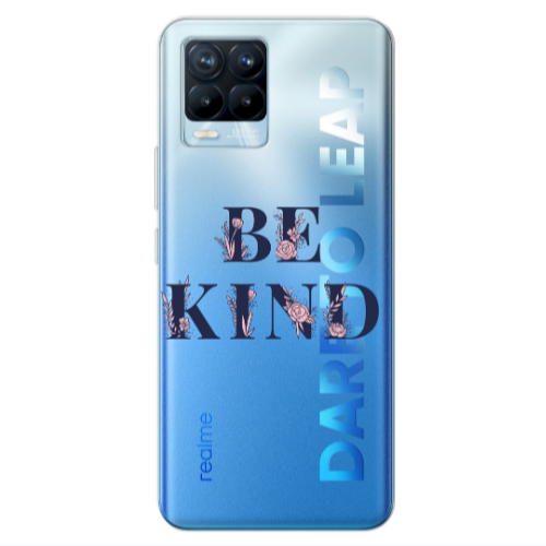 Realme 8 Pro Be Kind Transparent Silicone TPU Θήκη