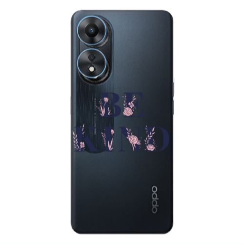 Oppo A 98 Be Kind Transparent Silicone TPU Θήκη