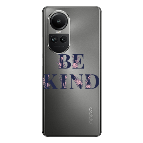 Oppo Reno10 5G Be Kind Transparent Silicone TPU Θήκη