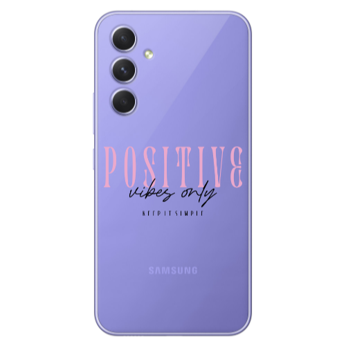 Samsung A56 Keep It Simple Transparent Silicone TPU Θήκη