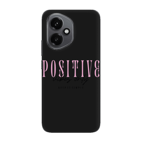 Honor Magic 400 Keep It Simple Black Colored Silicone TPU Θήκη