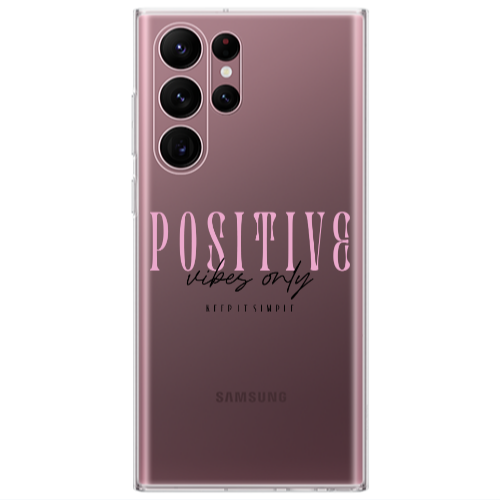 Samsung S22 Ultra Keep It Simple Transparent Silicone TPU Θήκη