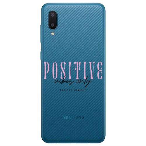 Samsung A02 Keep It Simple Transparent Silicone TPU Θήκη