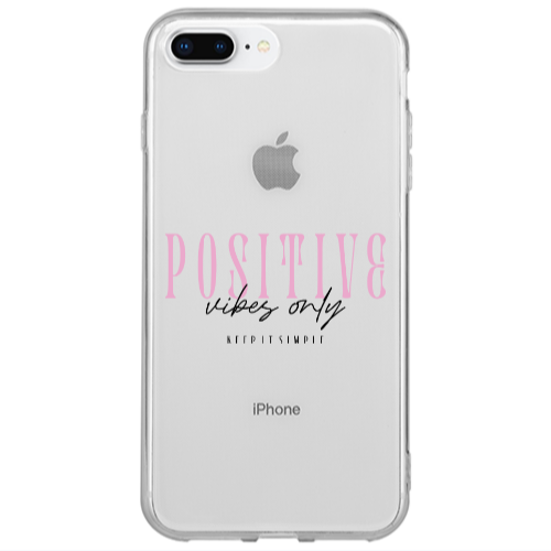 Apple iPhone 7 Plus Keep It Simple Transparent Silicone TPU Θήκη