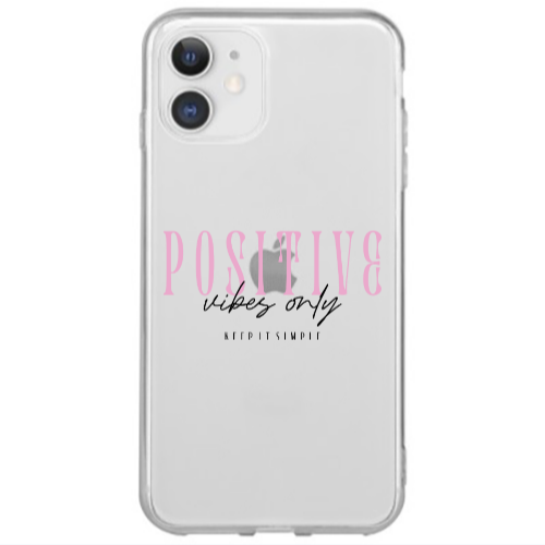 Apple iPhone 12 Mini Keep It Simple Transparent Silicone TPU Θήκη