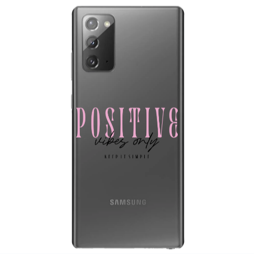 Samsung Note 20 Keep It Simple Transparent Silicone TPU Θήκη