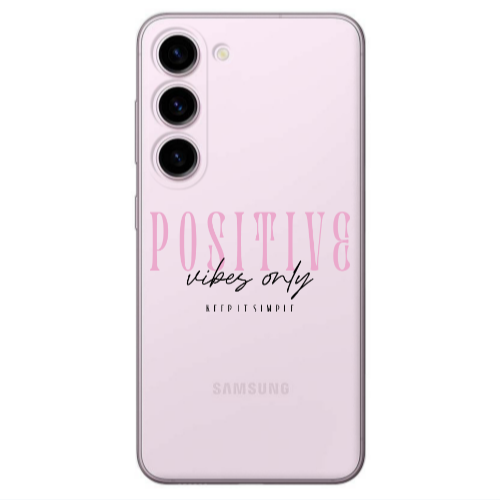 Samsung S23 Keep It Simple Transparent Silicone TPU Θήκη