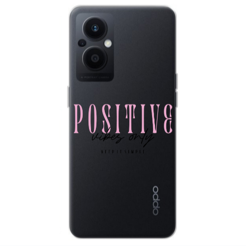 Oppo Reno 7 Lite Keep It Simple Transparent Silicone TPU Θήκη