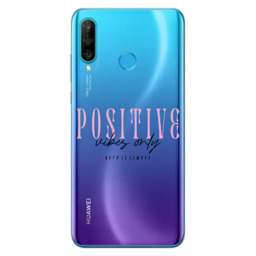 Huawei P30 Lite Keep It Simple Transparent Silicone TPU Θήκη