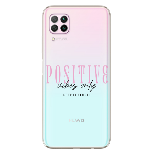 Huawei P40 Lite Keep It Simple Transparent Silicone TPU Θήκη