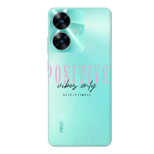 Realme C55 Keep It Simple Transparent Silicone TPU Θήκη