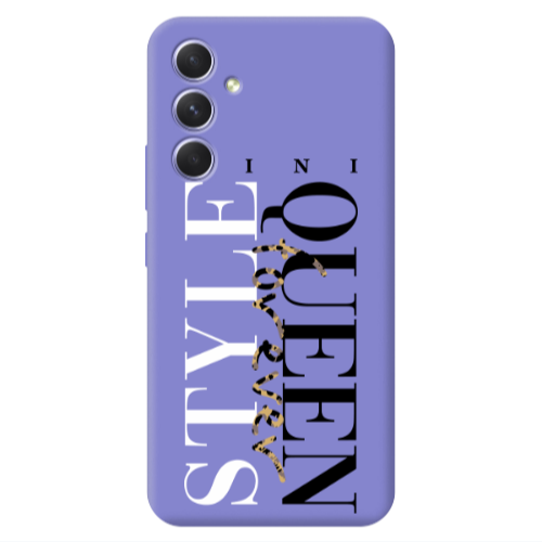 Samsung A36 Mini Quen Forever Purple Colored Silicone TPU Θήκη