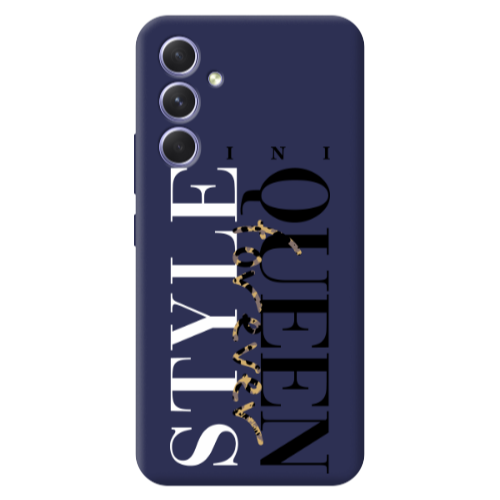 Samsung A36 Mini Quen Forever Dark blue Colored Silicone TPU Θήκη