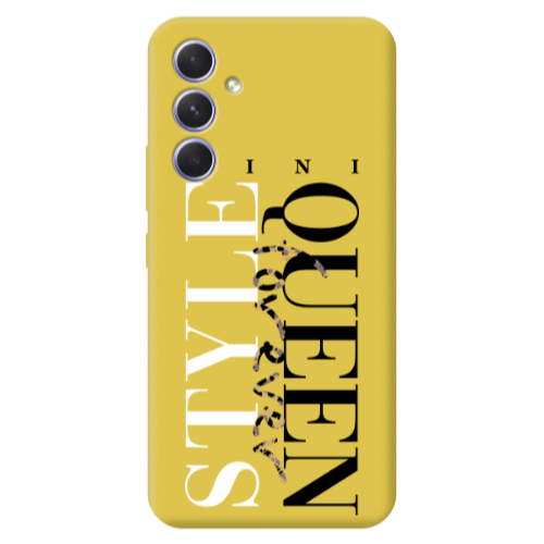 Samsung A36 Mini Quen Forever Yellow Colored Silicone TPU Θήκη