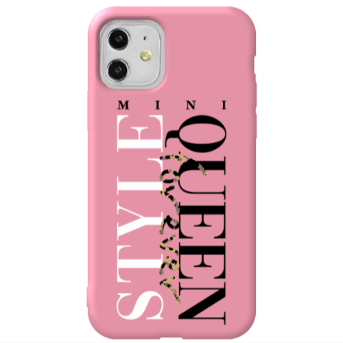 Apple iPhone 11  Mini Quen Forever Pink Colored Silicone TPU Θήκη