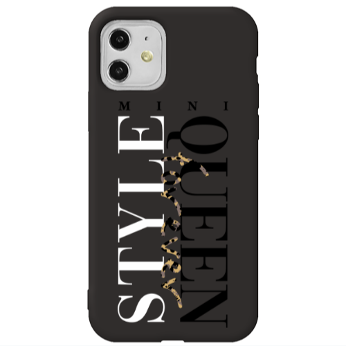 Apple iPhone 11  Mini Quen Forever Black Colored Silicone TPU Θήκη