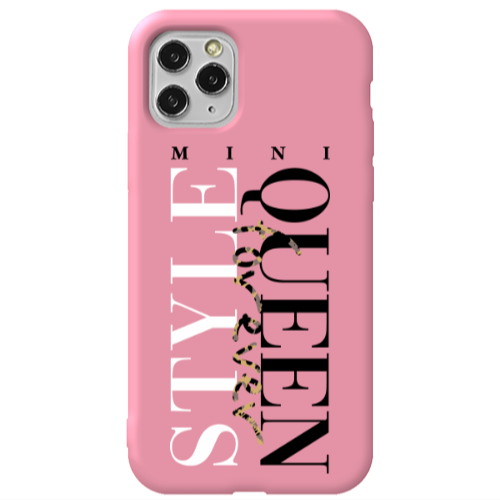 Apple iPhone 11 Pro Mini Quen Forever Pink Colored Silicone TPU Θήκη