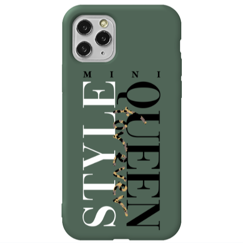 Apple iPhone 11 Pro Mini Quen Forever Dark Green Colored Silicone TPU Θήκη