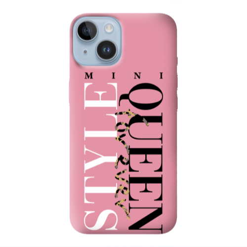 Apple iPhone 14  Mini Quen Forever Pink Colored Silicone TPU Θήκη