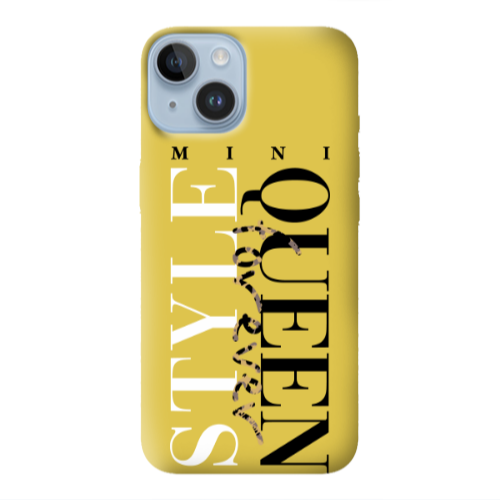 Apple iPhone 14 Plus Mini Quen Forever Yellow Colored Silicone TPU Θήκη
