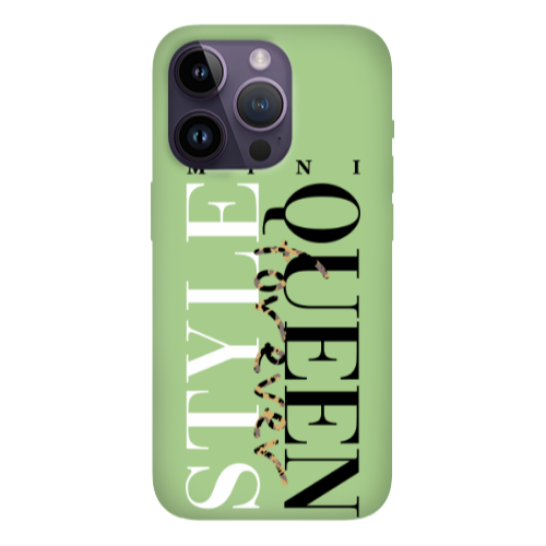 Apple iPhone 14 Pro Max Mini Quen Forever Light Green Colored Silicone TPU Θήκη