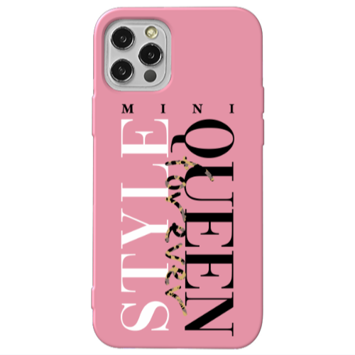 Apple iPhone 13 Pro Mini Quen Forever Pink Colored Silicone TPU Θήκη
