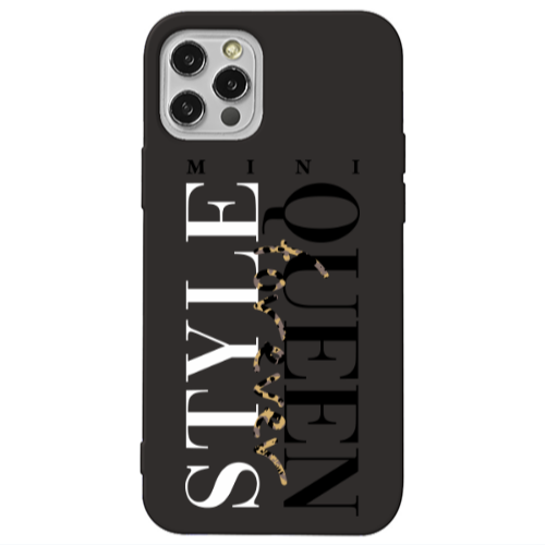 Apple iPhone 12 Pro Mini Quen Forever Black Colored Silicone TPU Θήκη