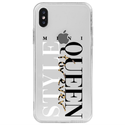 Apple iPhone Xs Max Mini Quen Forever Transparent Silicone TPU Θήκη