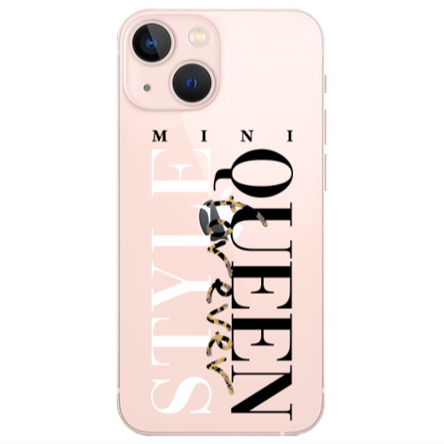 Apple iPhone 13 Mini Mini Quen Forever Transparent Silicone TPU Θήκη