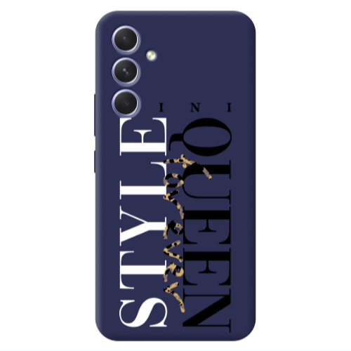 Samsung A54 Mini Quen Forever Dark blue Colored Silicone TPU Θήκη