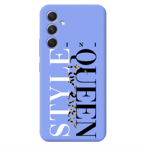 Samsung A54 Mini Quen Forever Light Purple Colored Silicone TPU Θήκη