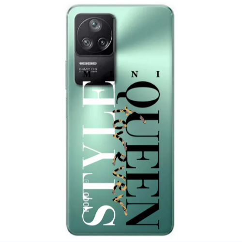 Xiaomi Poco F4 Mini Quen Forever Transparent Silicone TPU Θήκη