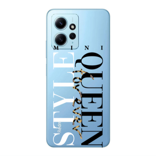 Xiaomi Redmi Note 12 4G Mini Quen Forever Transparent Silicone TPU Θήκη