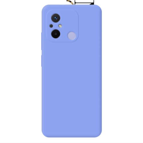 Xiaomi Redmi 12C Mini Quen Forever Light Purple Colored Silicone TPU Θήκη