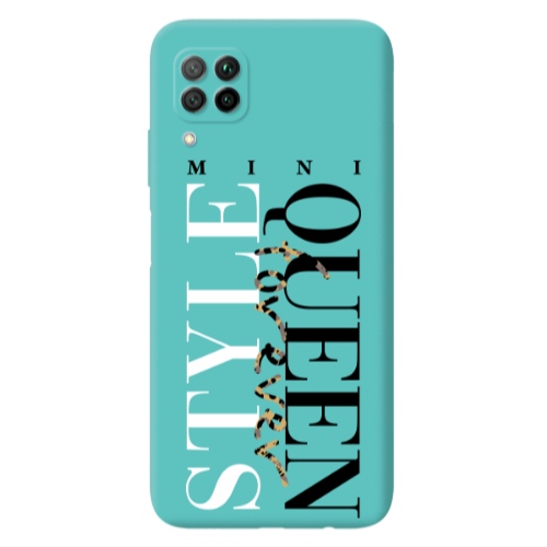 Huawei P40 Lite Mini Quen Forever Turquoise Colored Silicone TPU Θήκη
