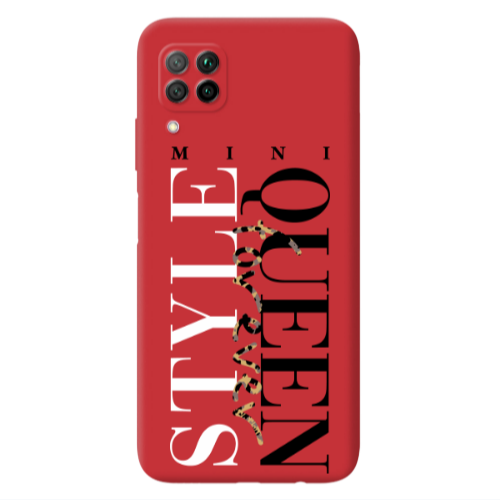 Huawei P40 Lite Mini Quen Forever Red Colored Silicone TPU Θήκη