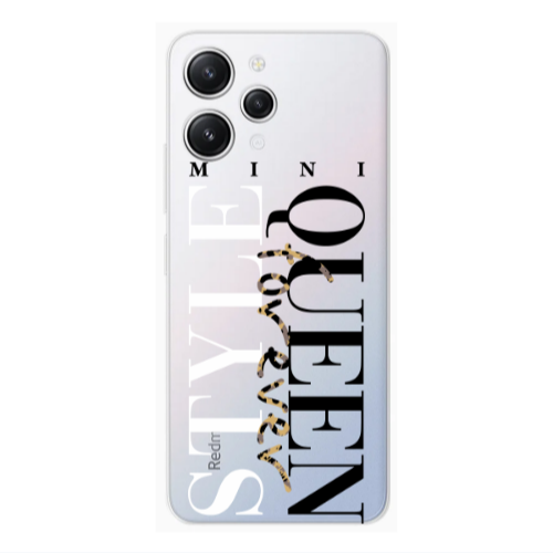 Xiaomi Redmi 12 Mini Quen Forever Transparent Silicone TPU Θήκη