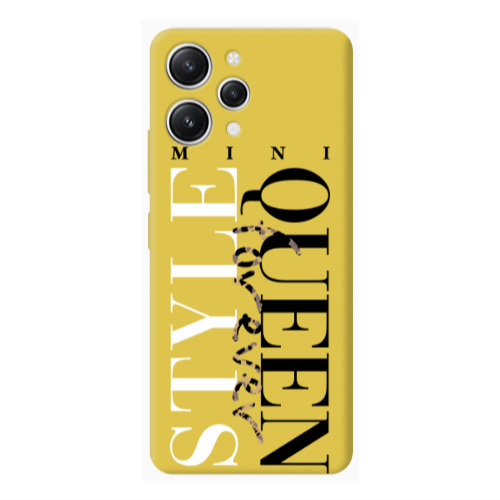 Xiaomi Redmi 12 Mini Quen Forever Yellow Colored Silicone TPU Θήκη