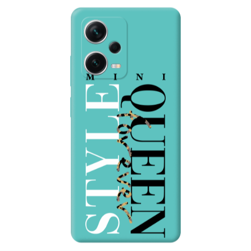 Xiaomi Poco X5 Mini Quen Forever Turquoise Colored Silicone TPU Θήκη