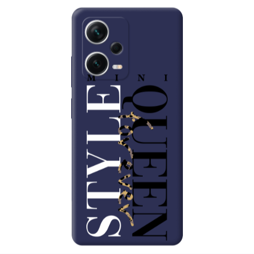 Xiaomi Poco X5 Mini Quen Forever Dark blue Colored Silicone TPU Θήκη
