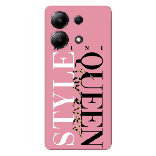 Xiaomi Redmi Note 13 4G Mini Quen Forever Pink Colored Silicone TPU Θήκη