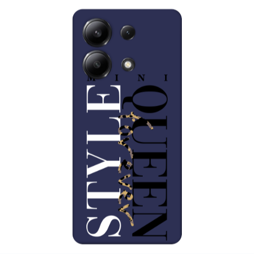 Xiaomi Redmi Note 13 4G Mini Quen Forever Dark blue Colored Silicone TPU Θήκη